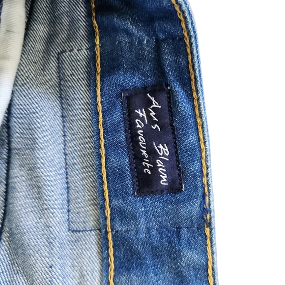 Scotch & Soda Ralston 33 waist medium wash button fly jeans straight leg - Picture 3 of 11